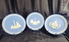 Wedgwood Jasperware 1970-1972 Commemorative Christmas Plates Bas-relief Designs — photo 1