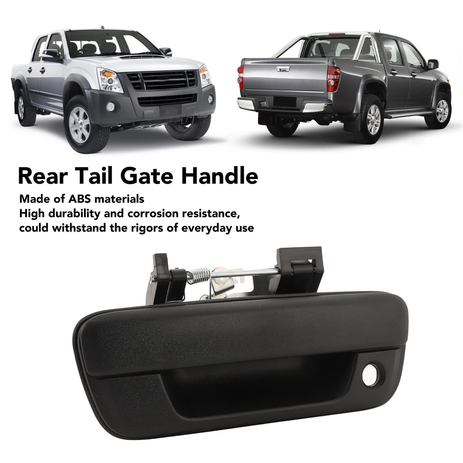 Rear Tail Gate Handle Tailgate Latch Handle Corrosion Resistant For Rodeo