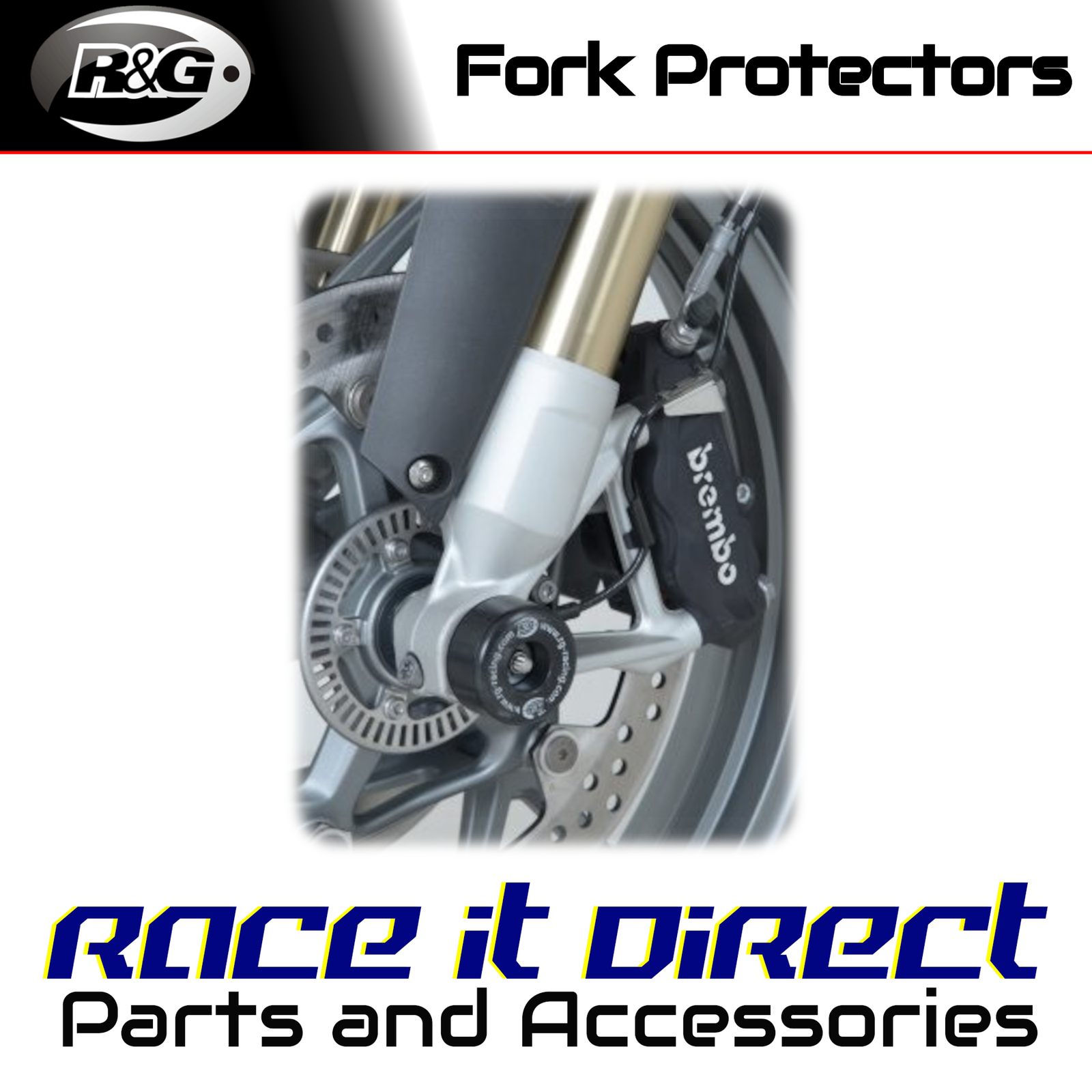 R&G - FP0140BK - Fork Protectors