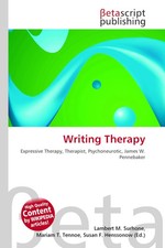 Lambert M. Surhone (u. a.) | Writing Therapy ...