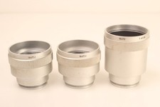 LEICA LEITZ 16471J 16472J OTRPO EXTENSION TUBE FOR VISOFLEX 65MM Lot of 3