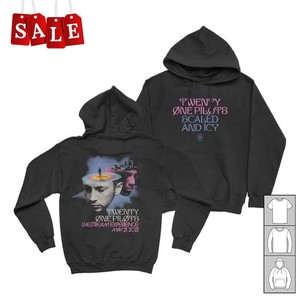 Twenty One Pilots - Felpa con cappuccio, unisex, colore: Nero Nero M