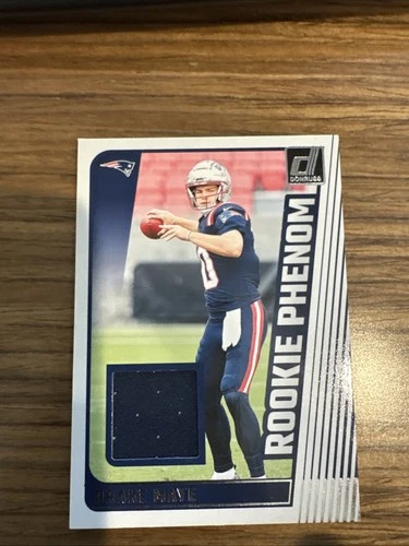 2024 Panini Donruss - Rookie Phenom Jerseys Drake Maye #RPJ-DMA (MEM, RC)