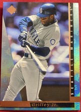 1997 Upper Deck SP Ken Griffey Jr. Rare Sample Card Refractor Seattle Mariners