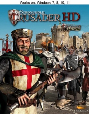 Stronghold Crusader HD PC Game Extreme Warchest FireFly Studios Windows 10 11