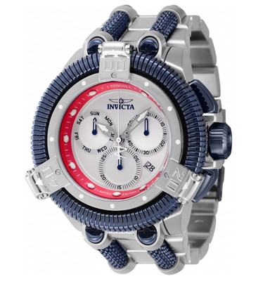 Invicta Reserve King Python Men's 50mm Limited Silver Swiss Chrono Watch 46245