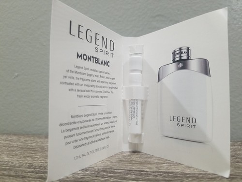 MONTBLANC LEGEND SPIRIT POUR HOMME EAU DE TOILETTE 1.2 ML SPRAY NEW MENS COLOGNE - Picture 2 of 5