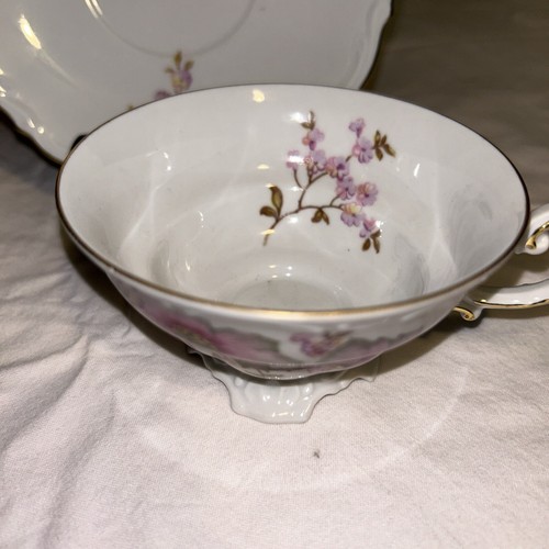 TeaCup And Saucer Bone Mitterteich Bavaria Germany - Picture 2 of 6