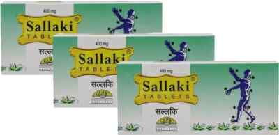 Sallaki 400mg Tablet (30tab) Herbal Ayurvedic Joint Pain Relief by GUFIC