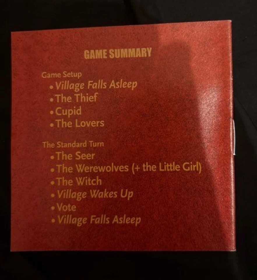 Jeu Loups-Garous de Thiercelieux-Édition The Werewolves of Miller's Hollow-Neuf - Photo 3/4