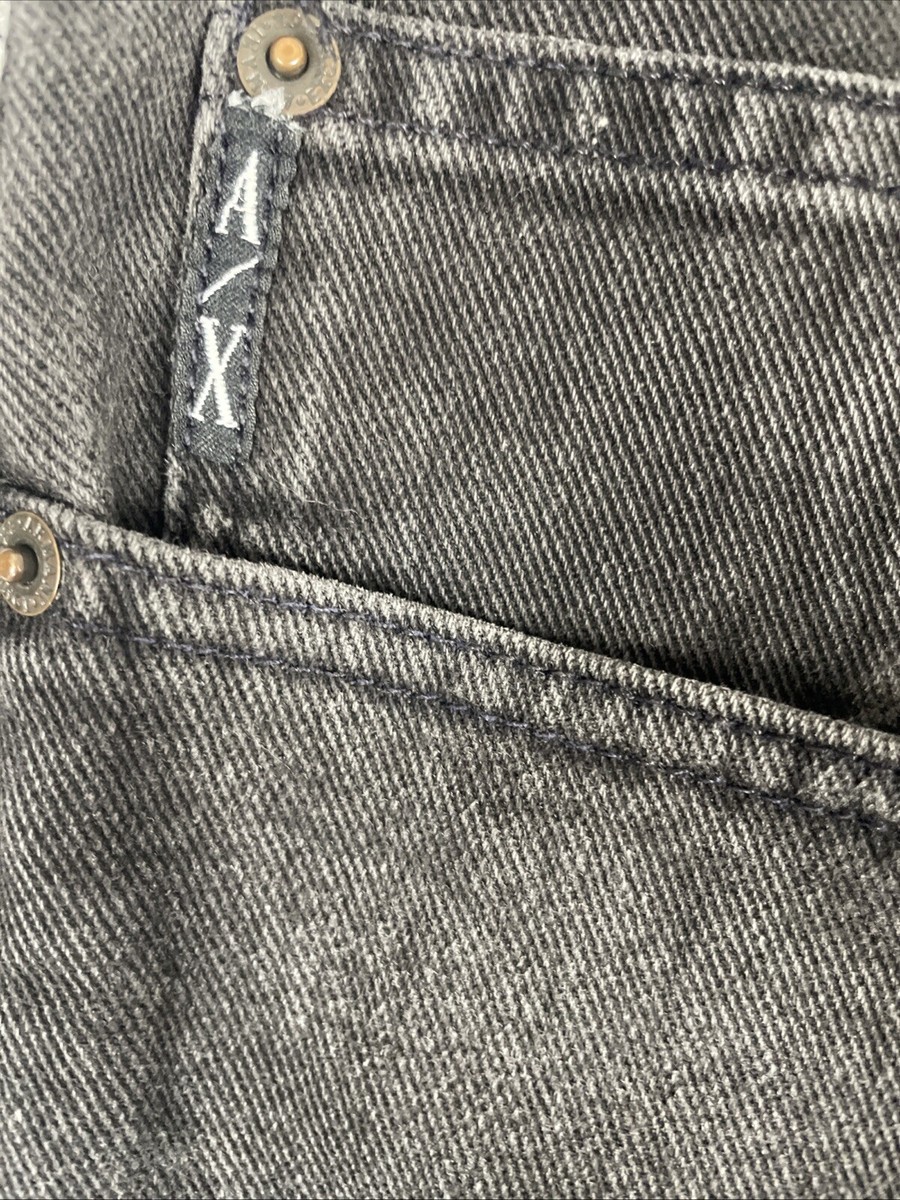 Vintage Armani Exchange Jeans Made in USA Mens 32x31 Black