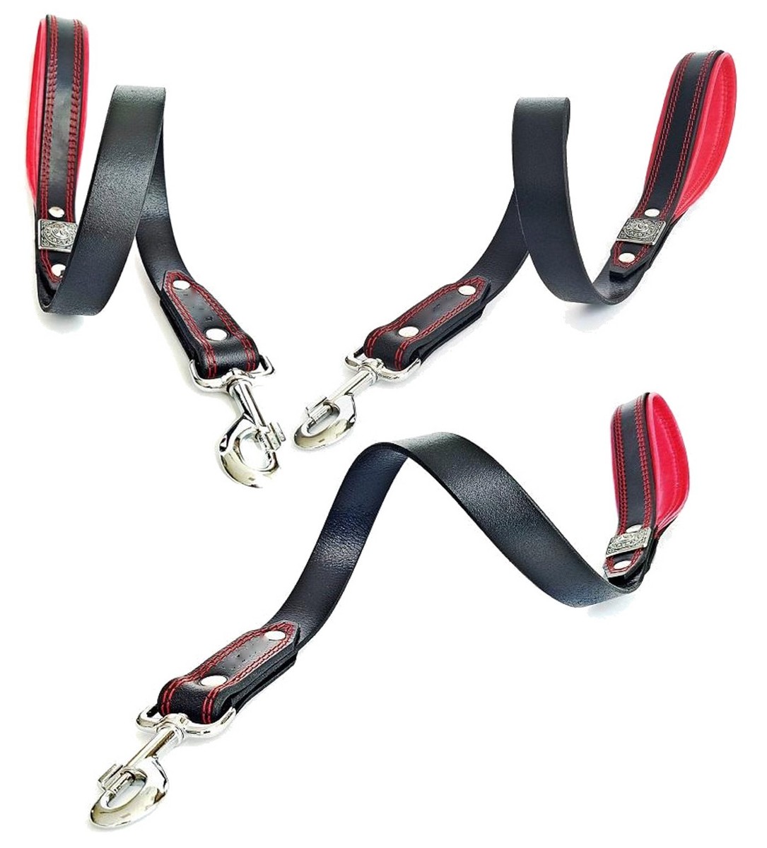 Collare In Pelle Per Cani Bull Terrier: Largo 1,5 Pollici Con Distintivi Dorati - Italia - Foto 3