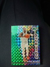 2022-23 Panini Mosaic - Give and Go Green Mosaic Prizm #12 Kyrie Irving (JGA)