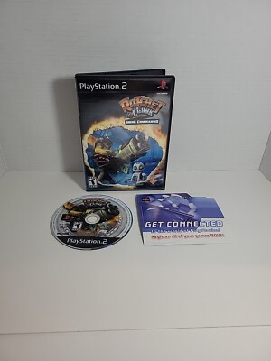 Ratchet & Clank Going Commando PlayStation 2 PS2 Black Label Tested Working