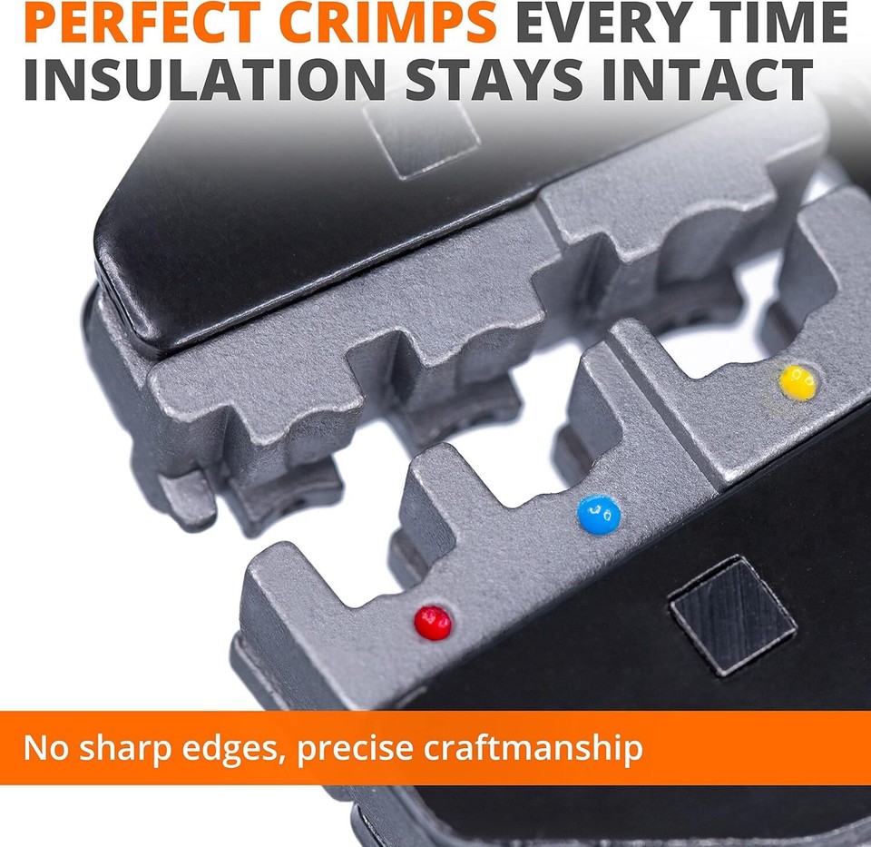 Wirefy Crimping Tool Set 5 PCS Ratcheting Wire Crimper For Heat