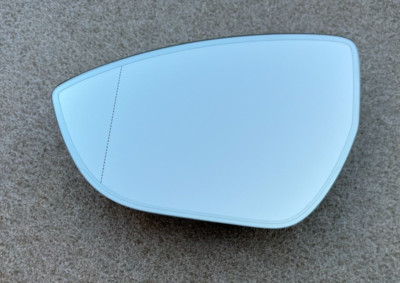 19-25 OEM AUDI E-TRON LEFT side AUTO DIM HEATED MIRROR GLASS EU wide-angle