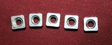 1/4 20 Square Nut Zinc Platted Steel Gas Engine Muffler Motor Hardware Qty 5