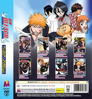 RARE! BLEACH COLLECTION Seasons 1-14 + 2 Movies Anime Eps: 1-217