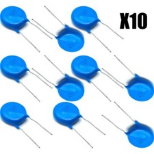 10Pcs Ceramic Disc Capacitors 10000pf 10nf 0.01uf 103 15000V 15KV USA Stock
