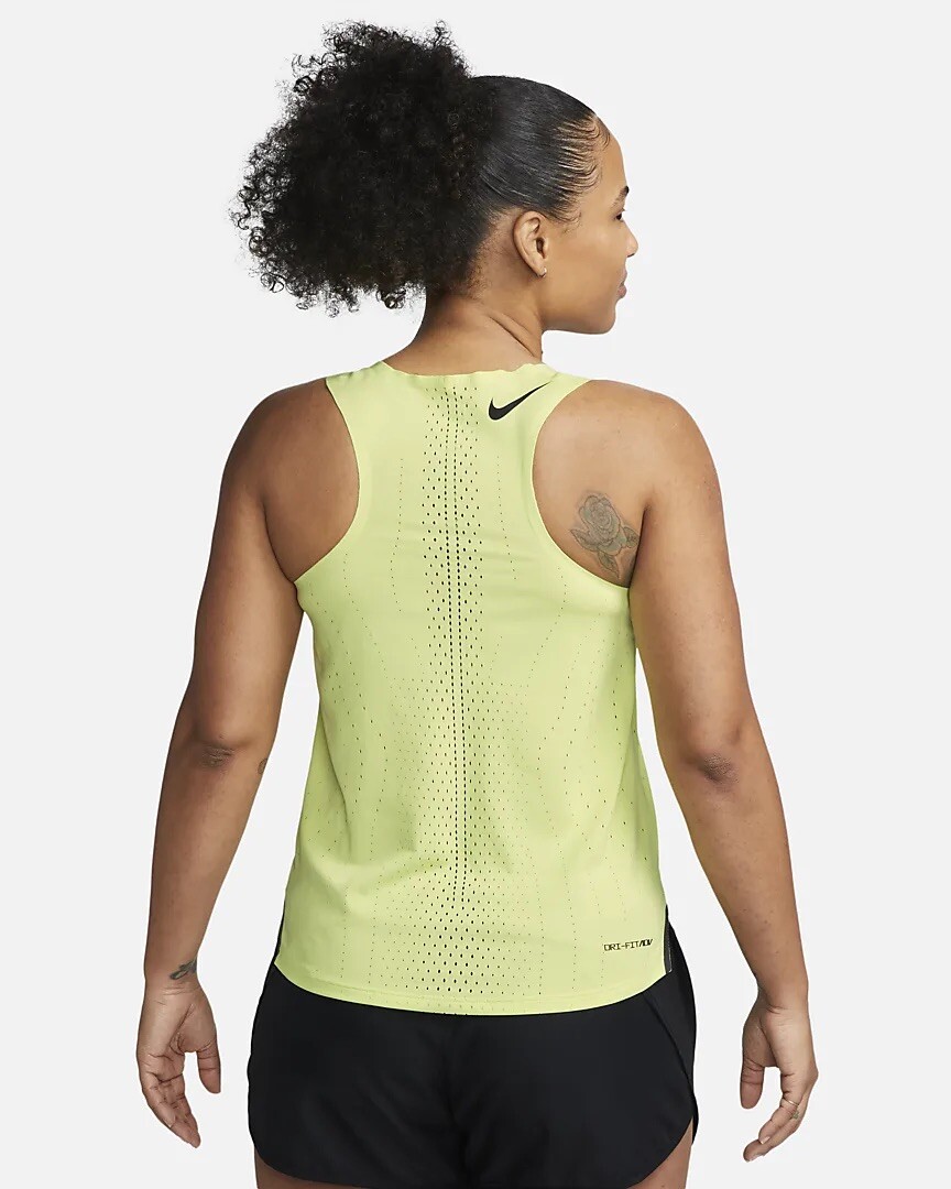 Women's Nike Dri Fit ADV Aeroswift Elite Racing Running Vest Slim
