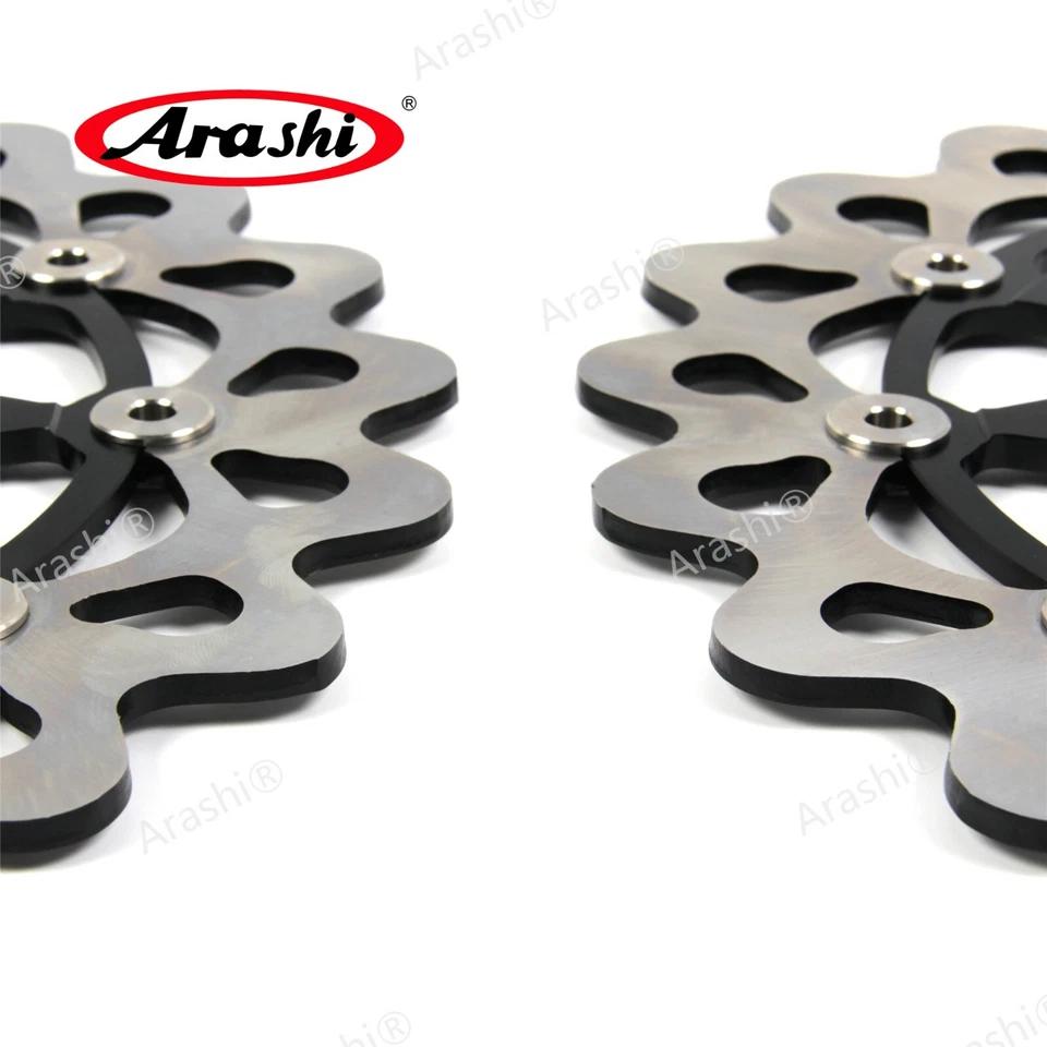 Arashi BLACK Front & Rear Brake Disc Rotor For Yamaha YZF R1 2015-2021 YZF-R1 - Image 4 of 4
