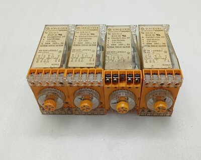 Schleicher Mikrolais SZA 52-S Timer 02621675-554 090 220V 50/60Hz (Lot of 4pcs)