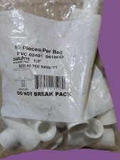 10 Pcs Charlotte 1/2" SCH 40 Tee PVC SXSPT Fittings For Plumbing  Irrigation