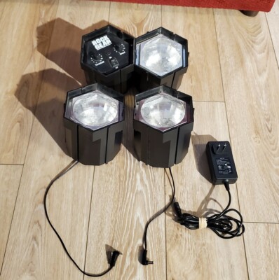 Rock Gear Professional Color Strobe Light Adjustable Speed, Threshold Concert DJ