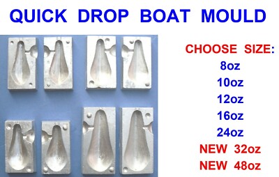 QUICK DROP BOOT FORM FÜR TROLLING MEER ANGELSCHNUR RIGS BLEIGEWICHT KÖDER PIRKS
