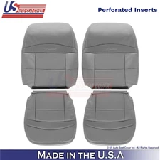 1995-2001 Fits Ford Explorer Limited Leather Front Seat Covers Medium Graphite