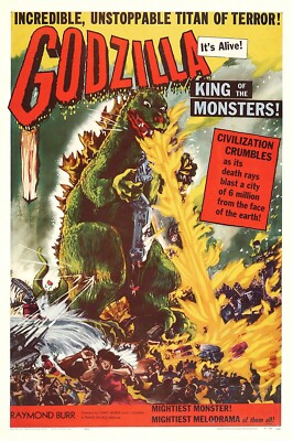 Godzilla King Of The Monsters Poster Druck Wandbild A1 A2 A3 A4 A5 A6