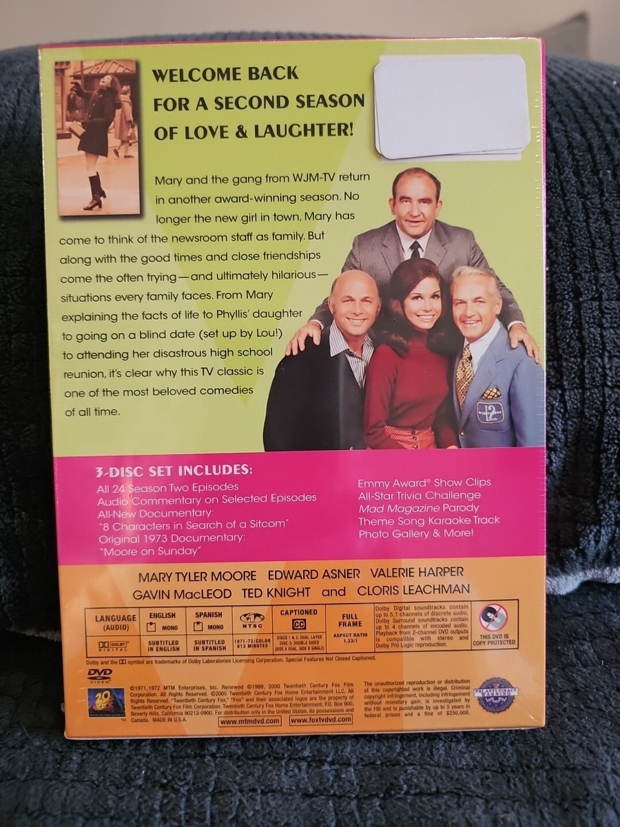 最新作！DVD The Mary Tyler Moore Show Complete Second Season Brand New