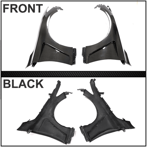 For Infiniti Q50 Q50S 2014-2023 Real Carbon Exterior Side Fender Vent Cover Trim - Picture 13 of 15
