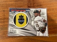Ke'Bryan Hayes 2022 Topps Commemorative City Flag Patch Relic NRMT+ Pirates