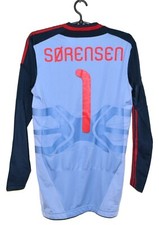 DINAMARCA 2012 2013 EDICIÓN JUGADOR GK FÚTBOL ADIDAS TECHFIT M ADULTO #1 SORENSEN