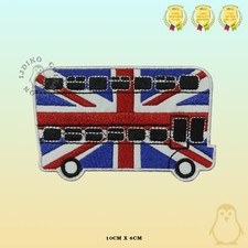 London Buss UK Bus Embroidered Patch Iron on Sew On Badge For Clothes Etc