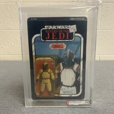 1983 Kenner Star Wars Klaatu Skiff Guard ROTJ 77 BACK-A - AFA 75 (Unpunched)