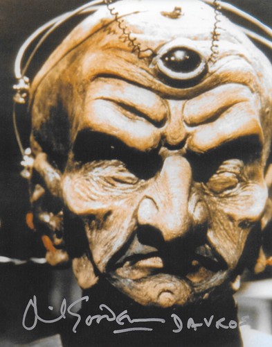 DAVID GOODERSON in DOCTOR WHO as Davros. In Person, 10"x8" #490