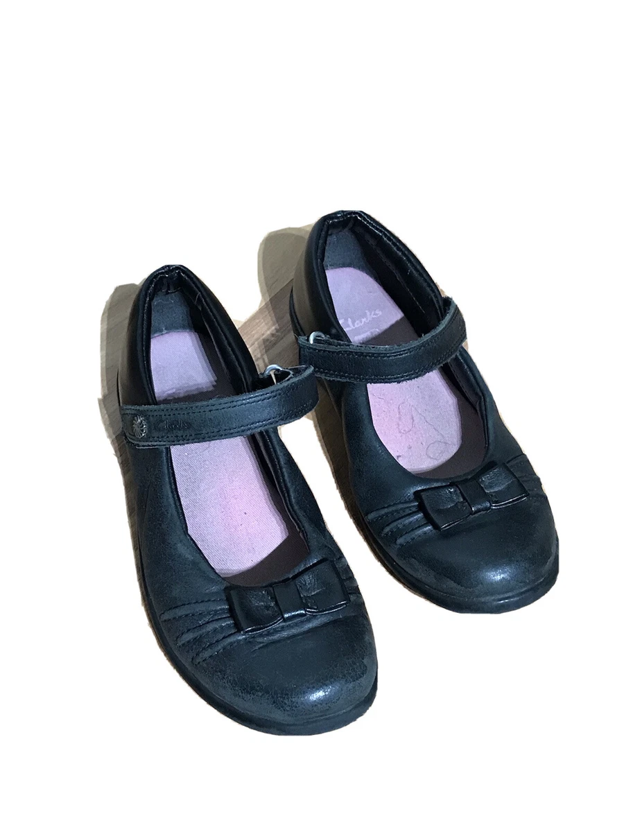 girls Shoes Size 13 G, Black Leather girls Shoes strap | eBay