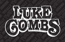 Luke Combs Vinyl Decal Sticker Car Truck Country Music Rock Band Logo