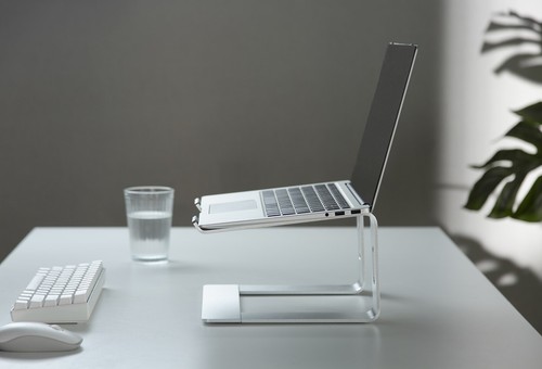 8716309127745 Gembird NBS-D1-01 Stojak na laptopa Aluminium, srebrny 39,6 cm (15,6 - Zdjęcie 12 z 12