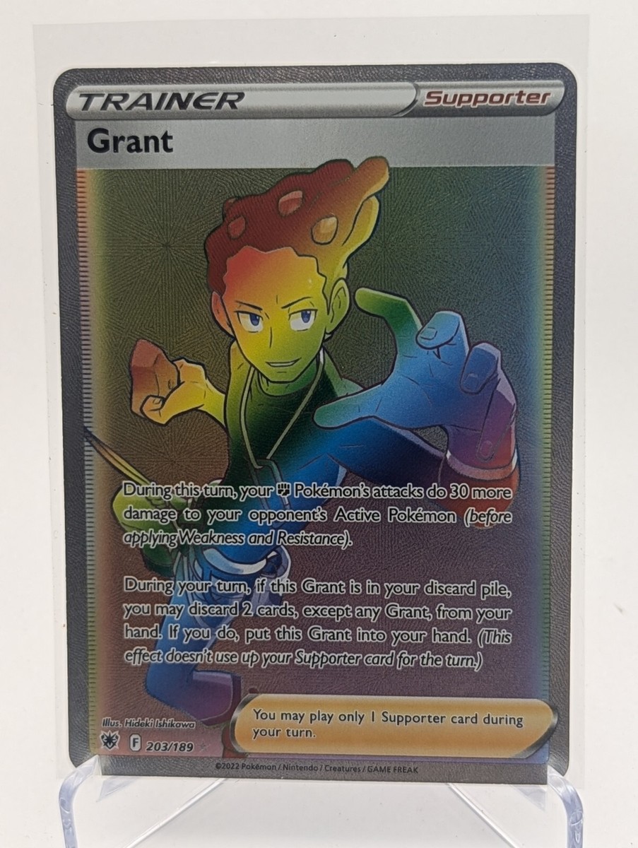 rainbow grant pokemon card price 203/189 Rare (SWSH Astral Radiance) Toys & Games if this Grant card is in your discard pile Grant 203/189 Rare Rainbow Pokemon