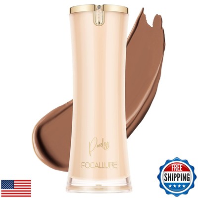 FOCALLURE PerfectBase Lasting Poreless Liquid Foundation, Medium to Full Cove