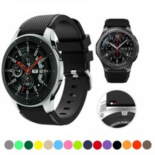 22mm Silicone Watch Band For Samsung Gear S3 Frontier Classic 46 Bracelet Strap
