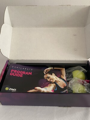 Zumba Fitness Exhilarate Body Shaping System Toning Sticks + Guide
