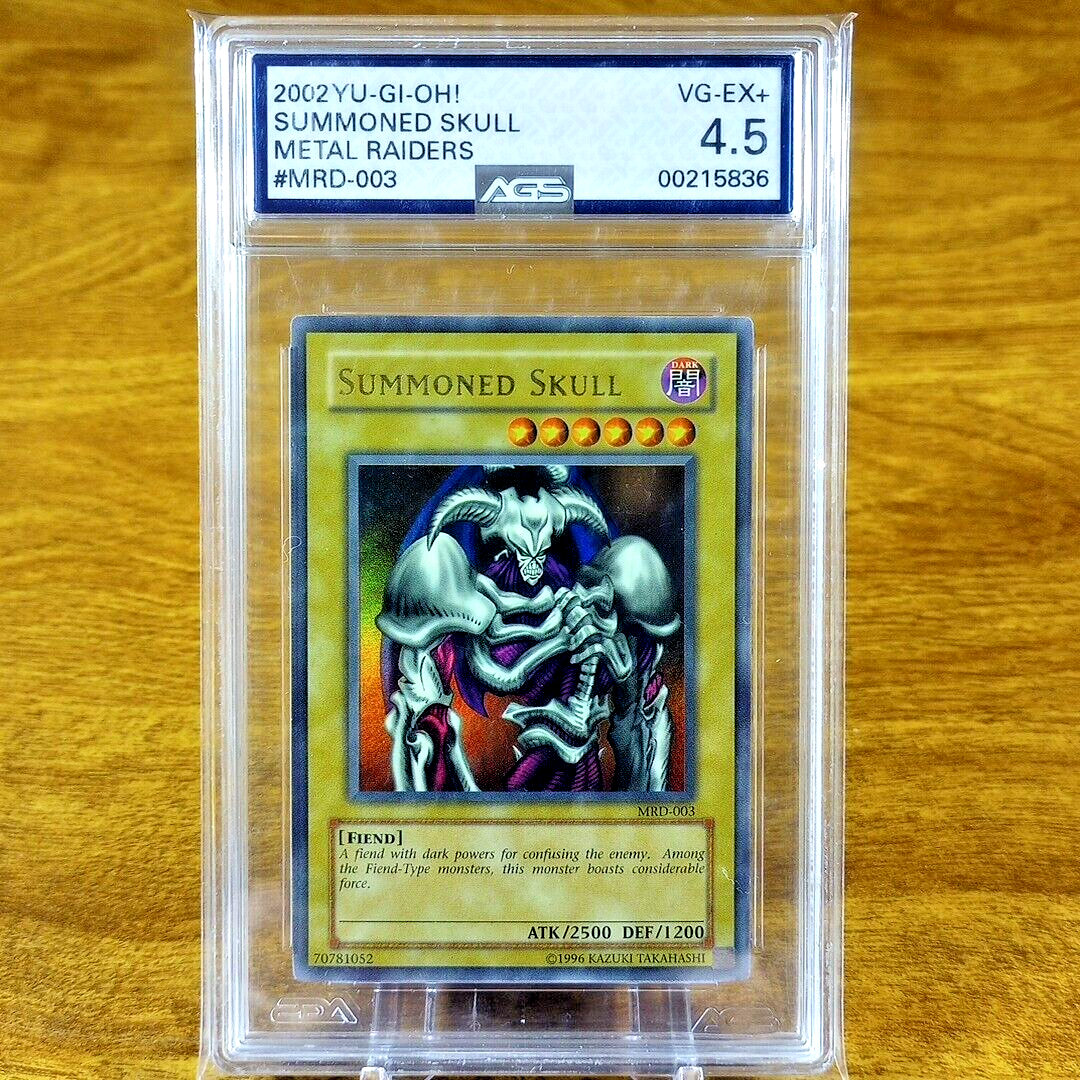 Yu-Gi-Oh! Metal Raiders Summoned Skull MRD-003 AGS VG-EX+ 4.5