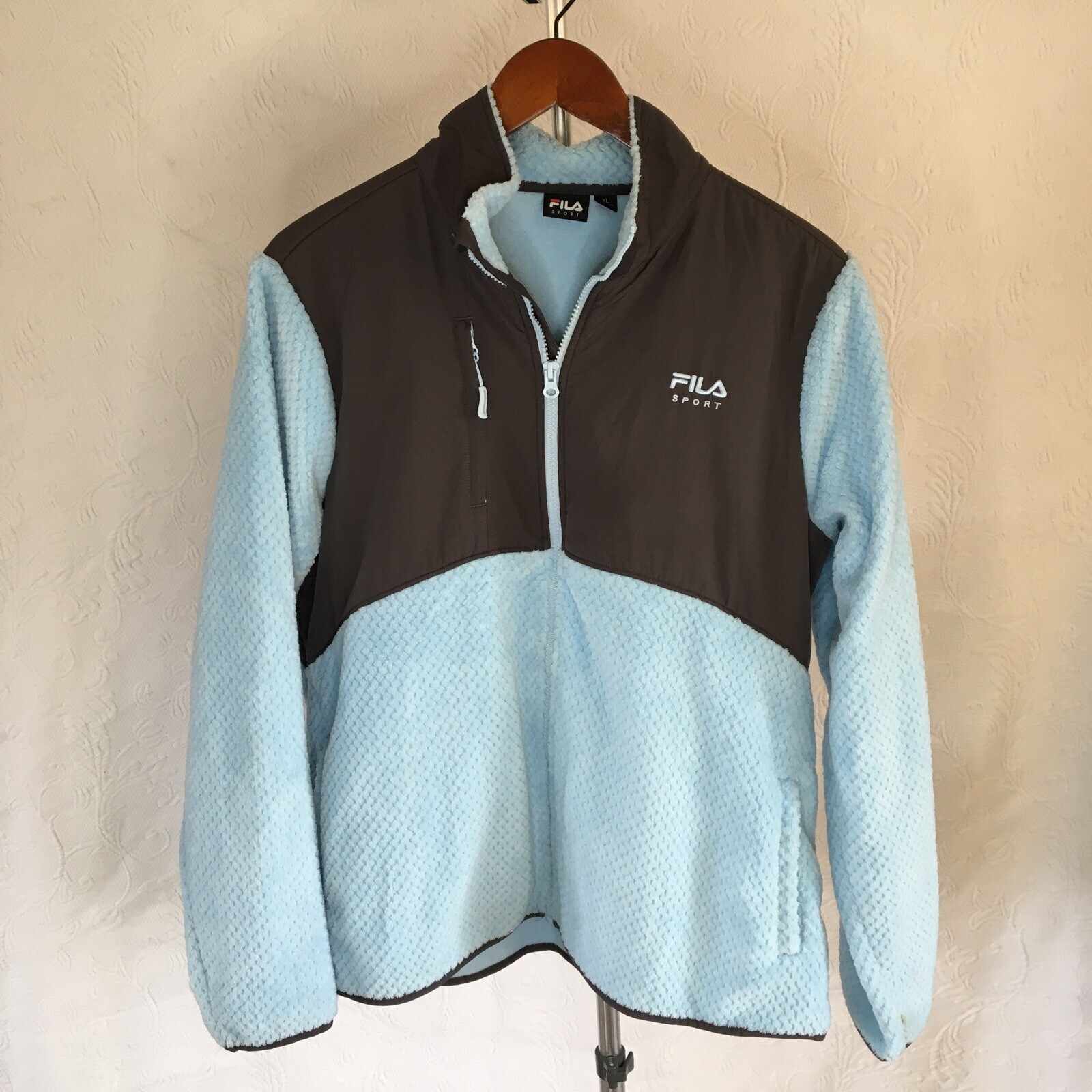 Giacca pile FILA Sport donna full zip taglia XL