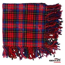 Scottish Men Tartan Fly Plaid Macpherson Tartan Shawl Highland Wedding Wear