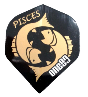 3 Dart Flight ''Sternzeichen  Fisch - Pisces'' one80
