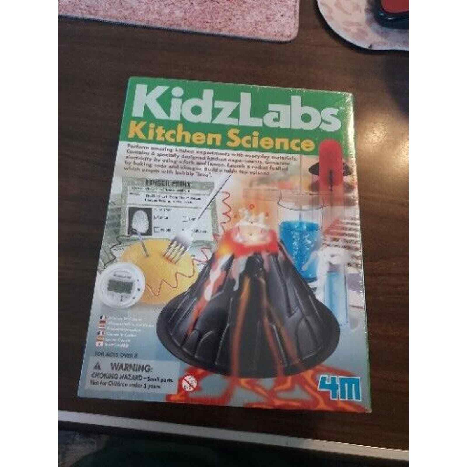 4M Kidz Labs Kitchen Science Experiment Kit Volcano Rocket Electricity Candy eBay